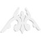 Ekena Millwork Pitch Milton Architectural Grade PVC Gable Pediment, 36"W x 18"H x 1"P (12/12) GPP036X018X100MIL - alternate 1